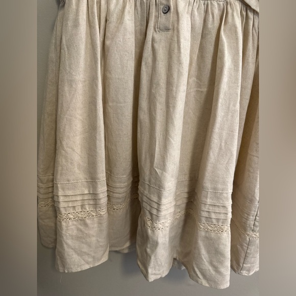 Linen layered Entro Dress - Picture 4 of 6